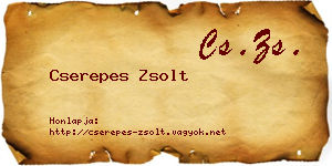 Cserepes Zsolt névjegykártya